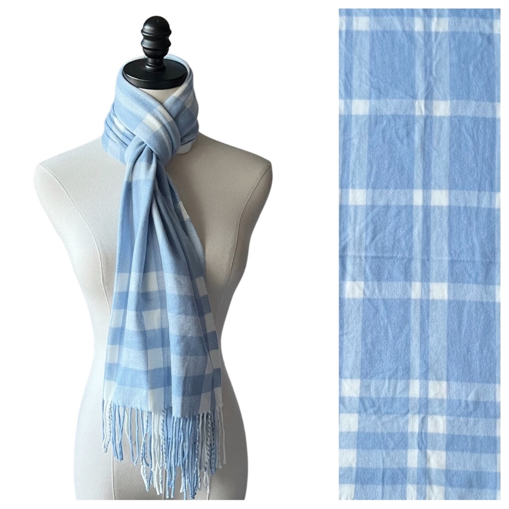 Made in Scotland Cashmere Pastel Plaid Scarf